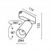 Magnetinis šviestuvas RADITY 3000K 5W TR103-1-5W3K-M-B