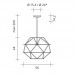 Pakabinamas šviestuvas EUCLIDE 3000K 62W ART.1821.31.3000