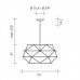 Pakabinamas šviestuvas EUCLIDE 2700K 62W ART.1821.32.2700